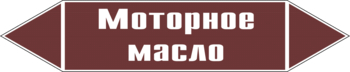 Маркировка трубопровода "моторное масло" (пленка, 507х105 мм) - Маркировка трубопроводов - Маркировки трубопроводов "ЖИДКОСТЬ" - Магазин охраны труда и техники безопасности stroiplakat.ru